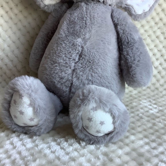 Worlds Softest Plush Grey Elephant Beverly Hills Teddy Bear Co Stuffed Animal - Picture 5 of 12